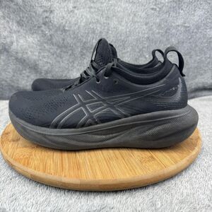 Asics Gel Nimbus 25 Shoes Women Size 9.5 Black Running Walking Sneakers 1012B356